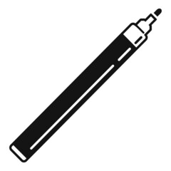 Letter marker icon simple vector. Tool ink