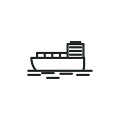 simple vector icon expedition editable. isolated on white background. 