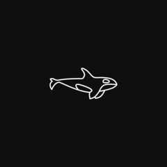 orca line vector