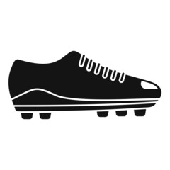 Athletic boot icon simple vector. Sport shoe
