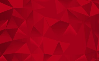 Dynamic Low Poly Red Abstract Background