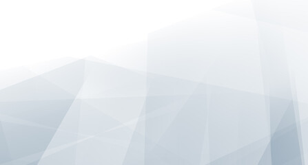 Obraz premium Abstract blue white and gray polygon triangle pattern gradient background. 3d render illustration.