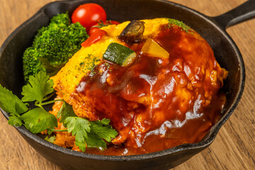 ハンバーグ Hamburger steak to cook at home