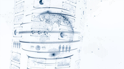デジタル営業　在宅勤務　テレワーク　IoTによる大都市のデジタル化 背景画像のイメージ