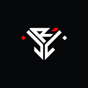 JRL letter logo creative design. JRL unique design