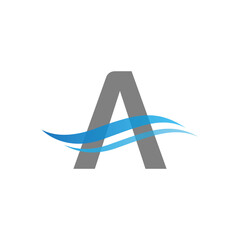 Initial of A letter vector icon logo design