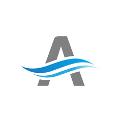 Initial of A letter vector icon logo design