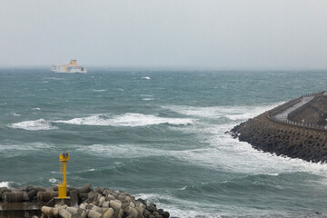 sea in front of jeju