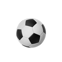 soccer ball isolated on a white background, 3D rendering