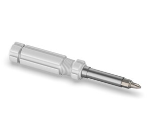 Blank screwdriver template for branding and mockup. 3d render illustration.