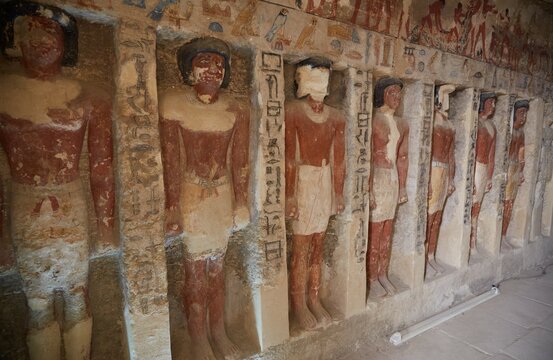 Scenes from the Tomb of Irukapta, Saqqara, Egpyt