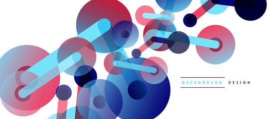 Network concept abstract background. Dots connection. Big data idea. Business template for wallpaper, banner, background or landing