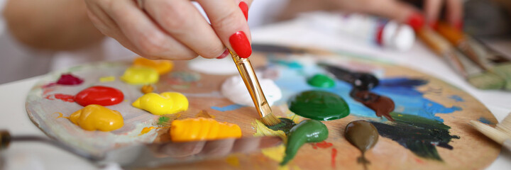 Obraz premium Detailed picture of working process