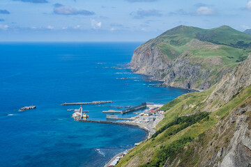 Fototapeta premium 日本の最北端 礼文島 (日本 - 北海道 - 桃岩展望台コース)