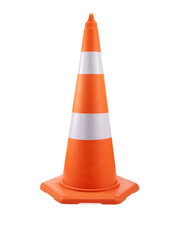 Traffic Cone Isolated on White Background