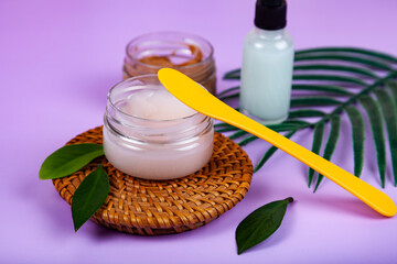 SPA natural organic cosmetics for personal hygiene.