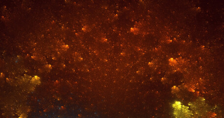 3D rendering abstract colorful fractal light background