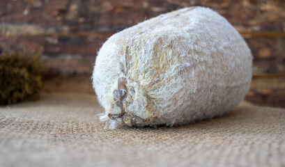 erzincan tulum cheese, cheese stuffed in lambskin.