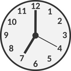 a simple wall clock vector