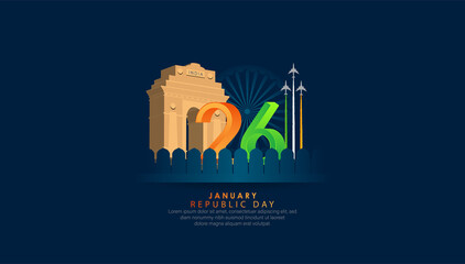 26 January- Happy Republic Day of India celebration.