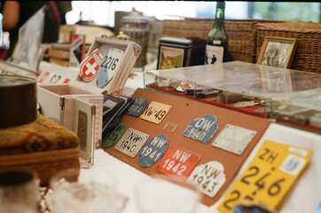 vintage object in market