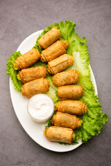Potato roll samosa