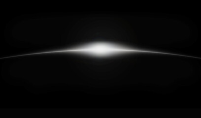 light beam on black background
