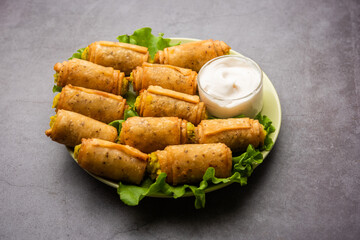 Potato roll samosa