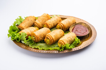 Potato roll samosa