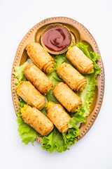 Potato roll samosa