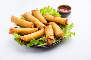 Cigar samosa or roll samosa