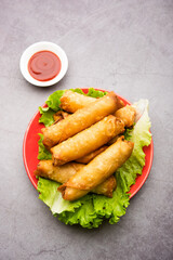 Cigar samosa or roll samosa