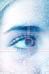 biometric retina scan, secure ID
