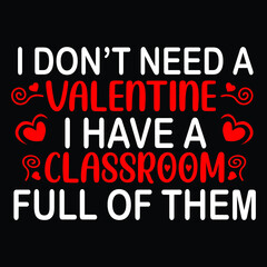 Happy Valentines Day T-shirt Design