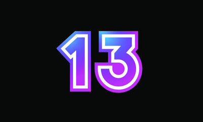13 New Number Metaverse Color Purple Business