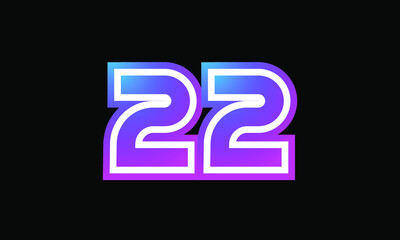 22 New Number Metaverse Color Purple Business