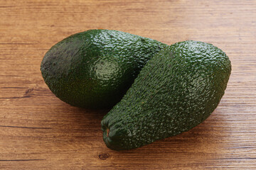 Fresh ripe green organic exotic avocado