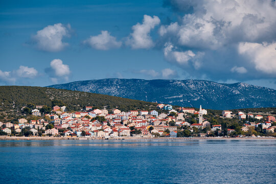 view of the adriatic village of Unije