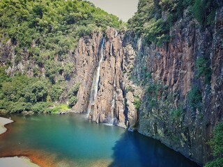 Vue sur la cascade Niagara, Réunion