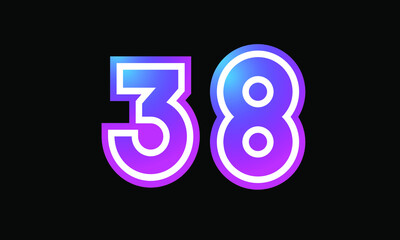 38 New Number Metaverse Color Purple Business