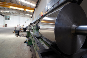 Lathe machine large metalworking. metal industry.
