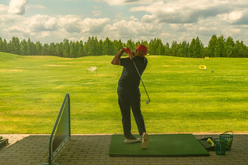 golf ball on green grass
