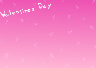 バレンタインバックグラウンド　はーと