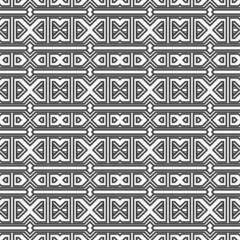 Seamless pattern with geometric shapes.