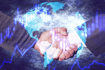 Ein Handschlag, die Wirtschaft und die Welt