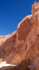 Fototapeta premium color canyon and white canyon from Sinai desert and mountains 