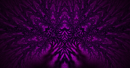 Abstract colorful fractals background. Fantasy light glowing shapes wallpaper. Digital fractal art. Сomputer creative. 3d rendering