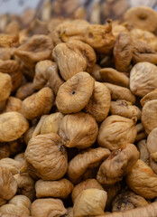 Close-Up of Figs on Vendors Stall in Chinese Street Market with Selective Focus