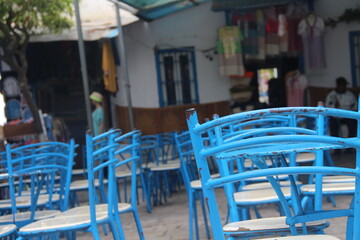 Fototapeta na wymiar cafe in the city