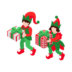 Christmas Elves Icon